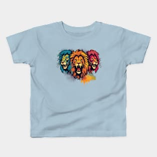 Lion Spectrum - Astounding Grunge Roar Tee Kids T-Shirt